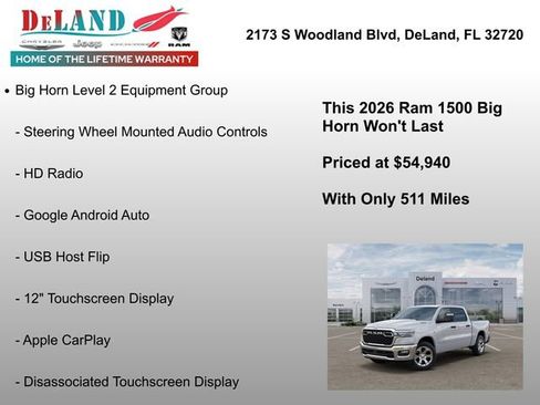 New 2026 RAM 1500 Big Horn AWD/4WD image 31