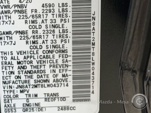 Used 2020 Nissan Rogue SV FWD image 37