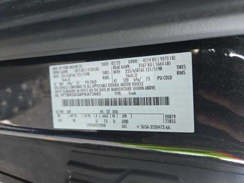 Used 2023 Ford Transit 250 148 High Roof Extended w/ Load Area Protection Package RWD image 24