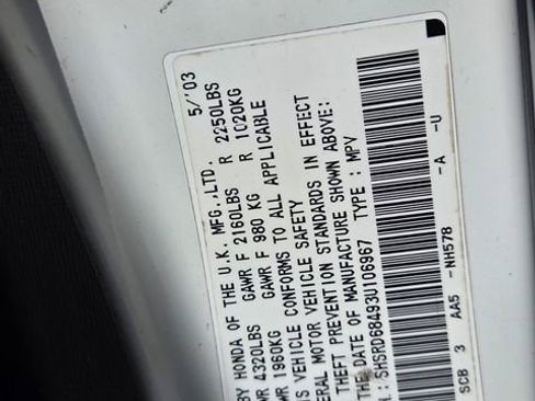 Used 2003 Honda CR-V LX image 20