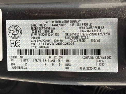 Used 2025 Ford F250 XLT w/ Black Appearance Package image 41