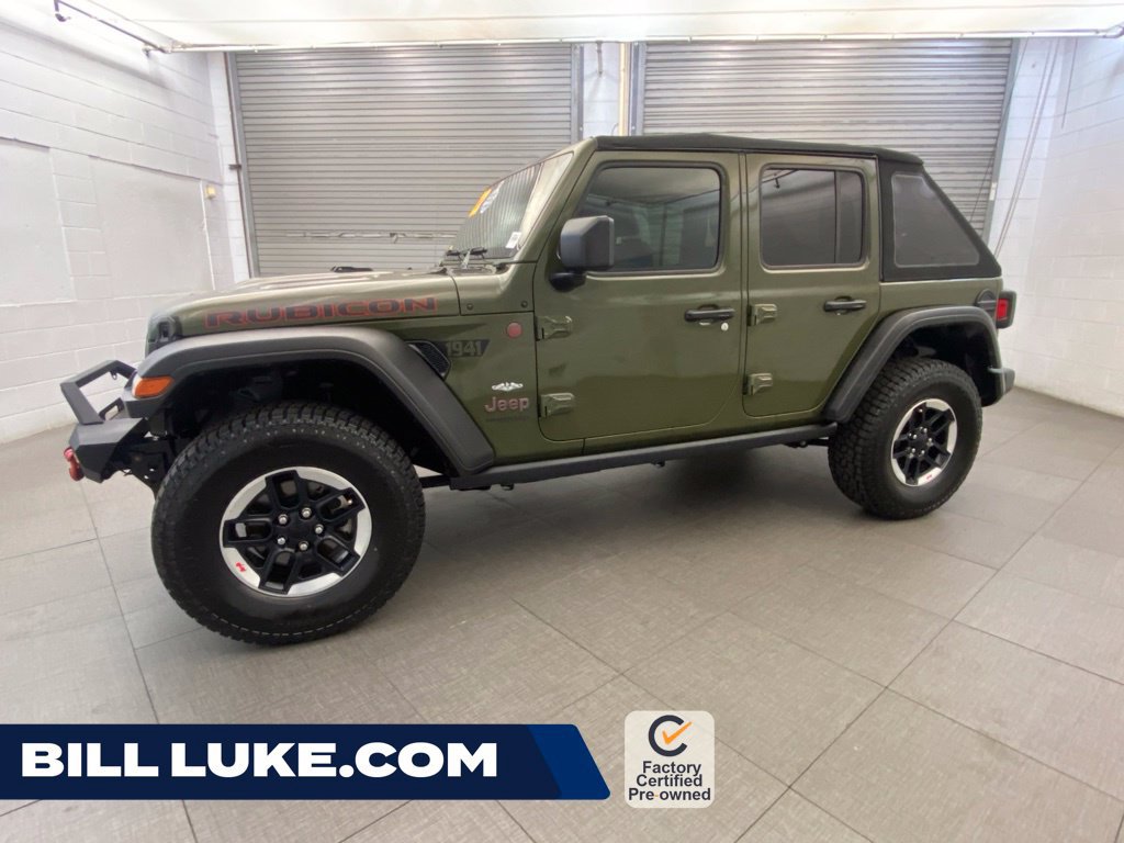 Certified 2022 Jeep Wrangler Unlimited Rubicon AWD/4WD image 1