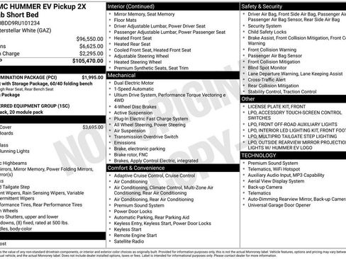 Used 2024 GMC Hummer EV 2X w/ LPO, Illumination Package AWD/4WD image 3