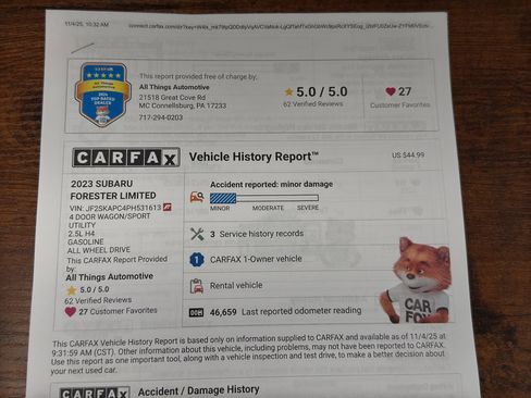 Used 2023 Subaru Forester Limited image 41