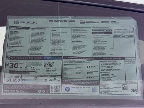 New 2026 Buick Envista Sport Touring w/ Convenience I Package FWD image 19