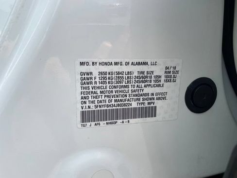 Used 2018 Honda Pilot EX image 26