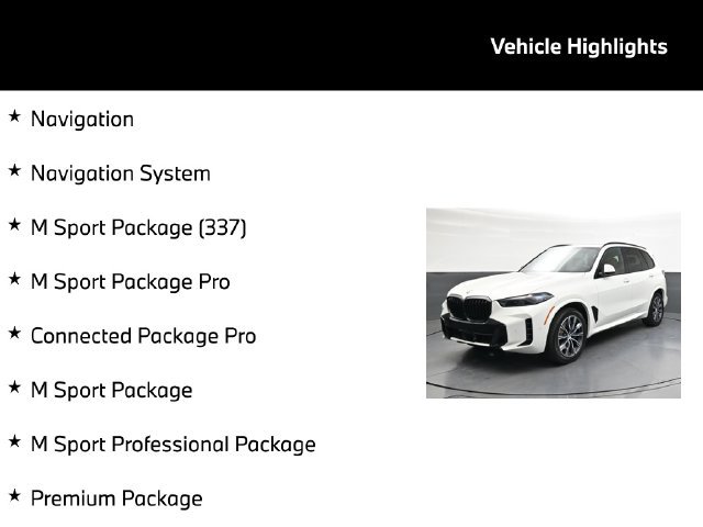 Used 2024 BMW X5 xDrive40i w/ M Sport Package AWD/4WD image 5