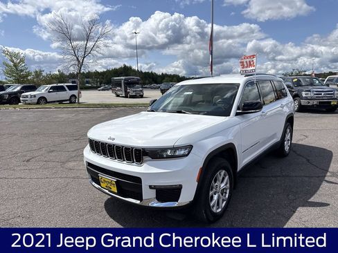 Used 2021 Jeep Grand Cherokee L Limited AWD/4WD image 3
