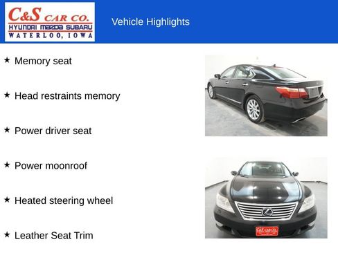 Used 2011 Lexus LS 460 AWD w/ Luxury Value Edition image 7