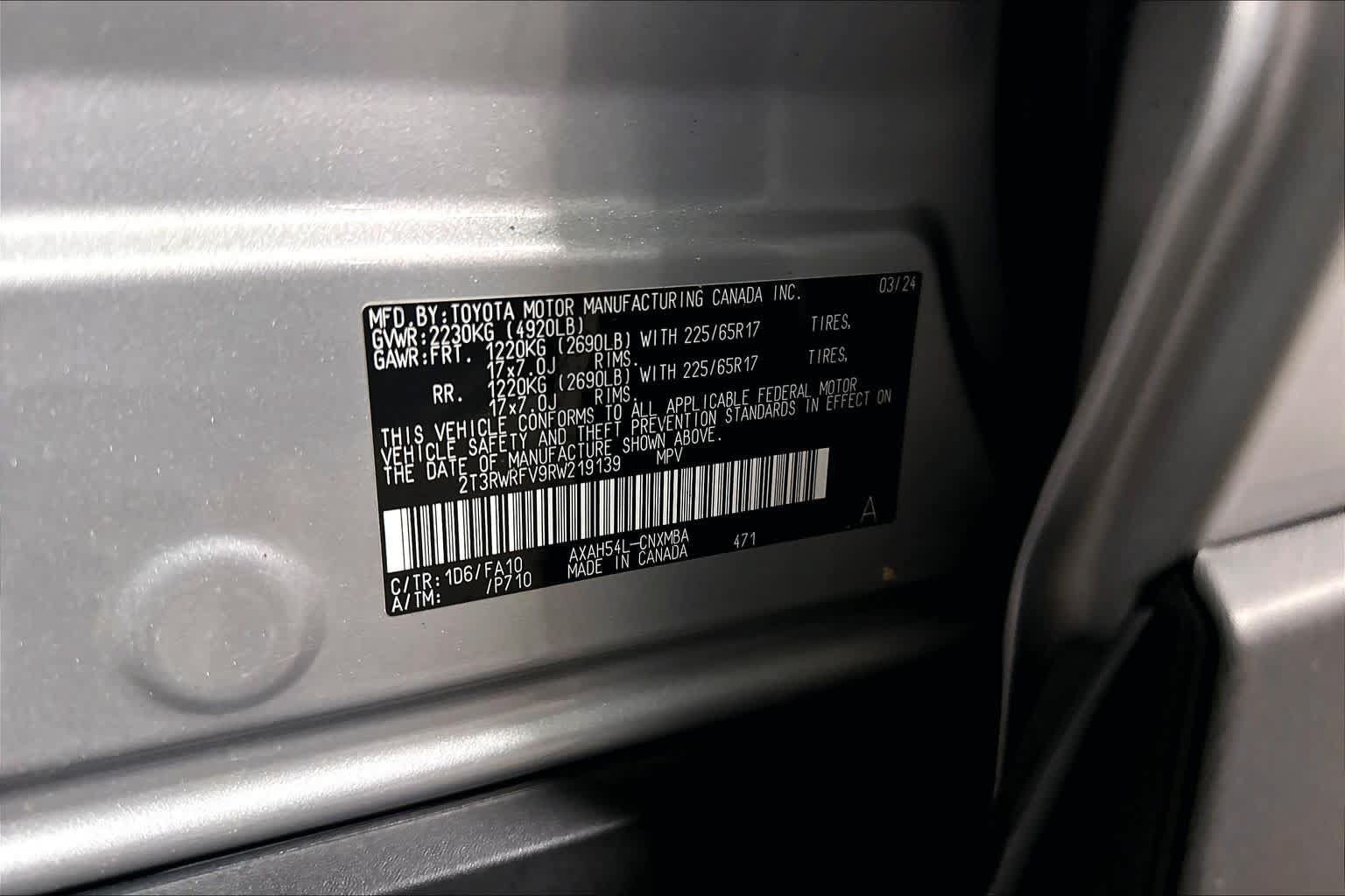 Certified 2024 Toyota RAV4 XLE w/ Convenience Package AWD/4WD image 37