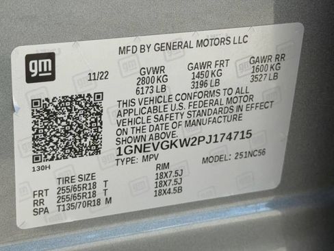 Certified 2023 Chevrolet Traverse LT AWD/4WD image 28