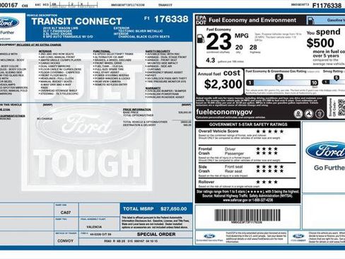 Used 2015 Ford Transit Connect XLT FWD image 1