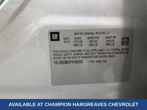 Certified 2015 Chevrolet Sonic LTZ image 43