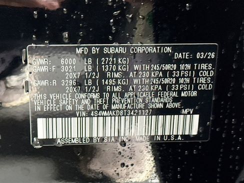 New 2026 Subaru Ascent Touring image 32