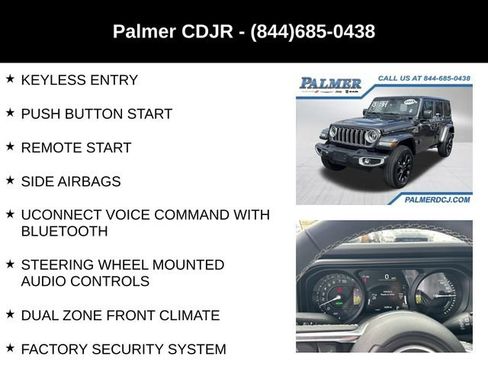 Certified 2025 Jeep Wrangler Unlimited Sahara w/ Safety Group AWD/4WD image 18