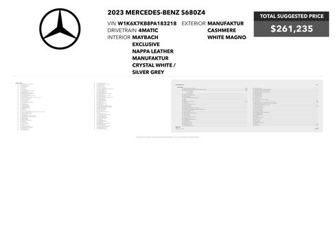 Used 2023 Mercedes-Benz Maybach S 680 4MATIC image 5