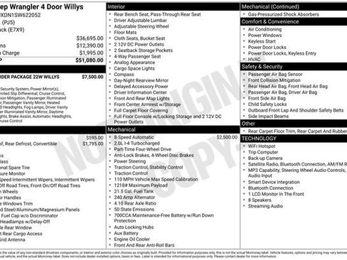 Used 2025 Jeep Wrangler Unlimited Sport AWD/4WD image 40