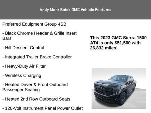 Used 2023 GMC Sierra 1500 AT4 w/ AT4 Premium Package image 15