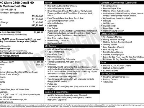 Used 2019 GMC Sierra 2500 Denali w/ Duramax Plus Package image 1