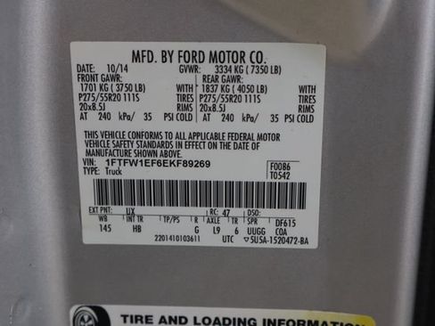 Used 2014 Ford F150 Lariat w/ Equipment Group 502A Luxury AWD/4WD image 42