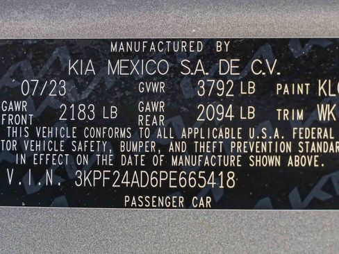Certified 2023 Kia Forte LXS w/ LXS Technology Package FWD image 28