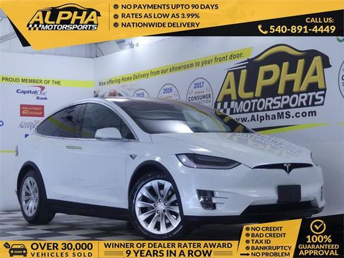 Used 2018 Tesla Model X 75D AWD/4WD image 1