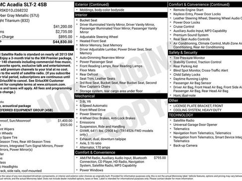 Used 2013 GMC Acadia SLT FWD image 11