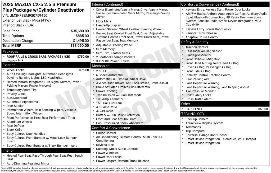 Certified 2025 MAZDA CX-5 AWD 2.5 S image 4
