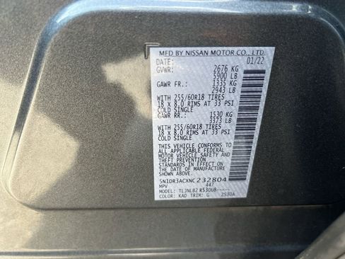 Used 2022 Nissan Pathfinder S AWD/4WD image 35