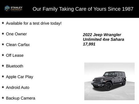 Used 2022 Jeep Wrangler Unlimited Sahara w/ Cold Weather Group AWD/4WD image 9