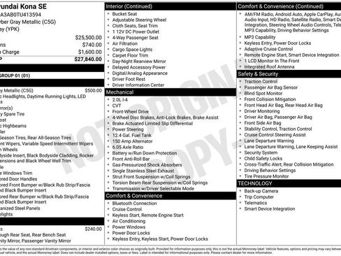 New 2026 Hyundai Kona SE image 21
