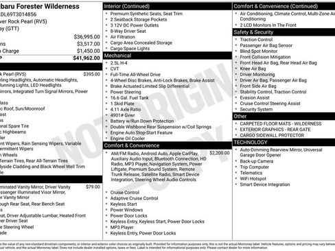 Used 2026 Subaru Forester Wilderness AWD/4WD image 40