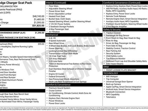 Used 2022 Dodge Charger Scat Pack w/ Driver Convenience Group image 2