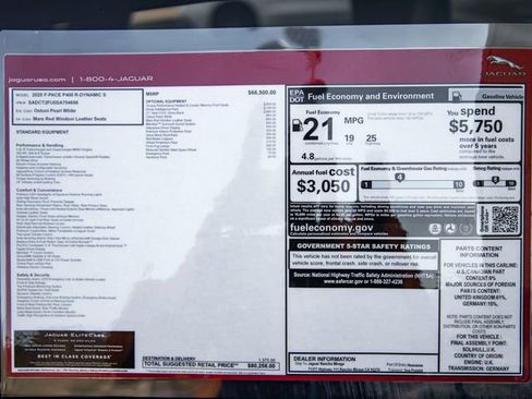 New 2025 Jaguar F-PACE R-Dynamic S image 32