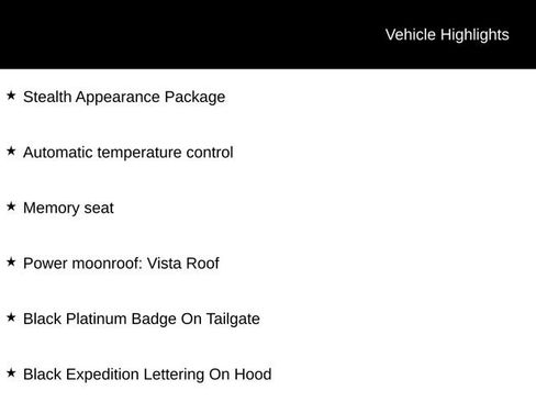 Used 2025 Ford Expedition Platinum w/ Stealth Appearance Package image 4