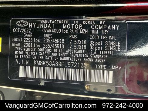 Used 2023 Hyundai Kona Limited w/ Cargo Package FWD image 36