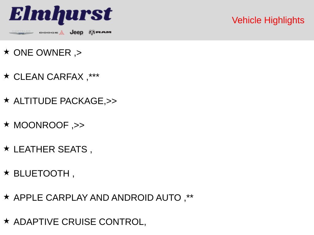 Certified 2024 Jeep Grand Cherokee Altitude AWD/4WD image 9