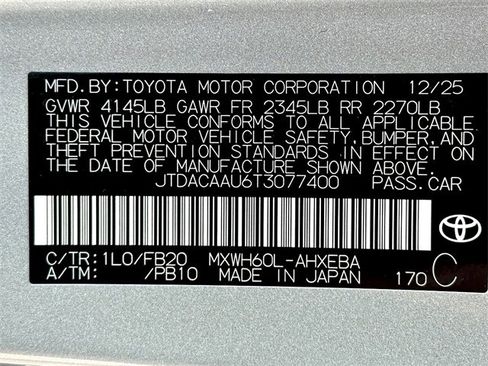 New 2026 Toyota Prius LE image 24