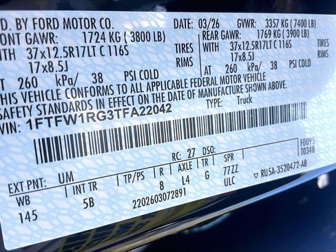 New 2026 Ford F150 Raptor AWD/4WD image 13