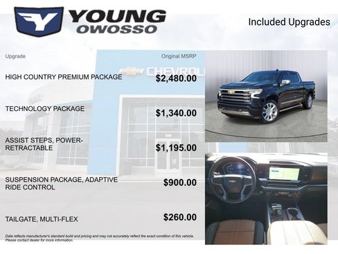 Certified 2025 Chevrolet Silverado 1500 High Country w/ High Country Premium Package AWD/4WD image 4