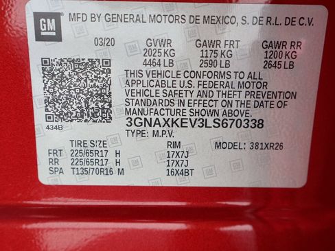 Used 2020 Chevrolet Equinox LT FWD image 28