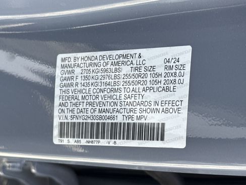 Certified 2025 Honda Pilot Sport image 42