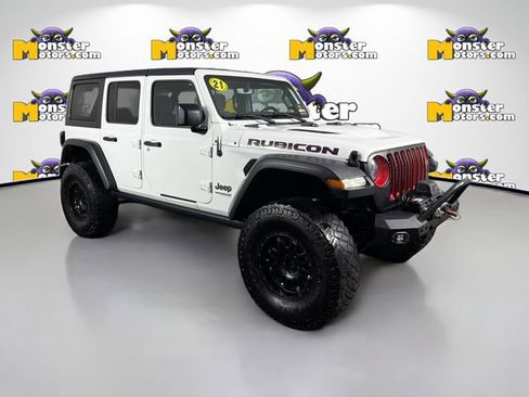 Used 2021 Jeep Wrangler Unlimited Rubicon w/ Dual Top Group AWD/4WD image 3