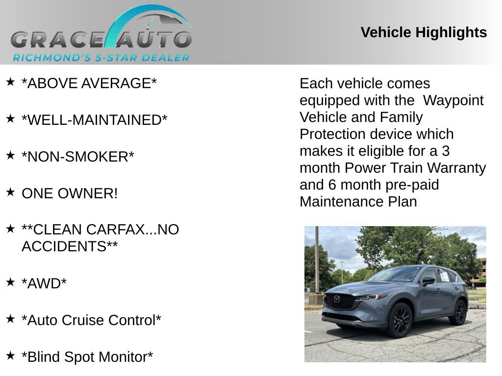 Used 2023 MAZDA CX-5 Carbon Edition AWD/4WD image 2