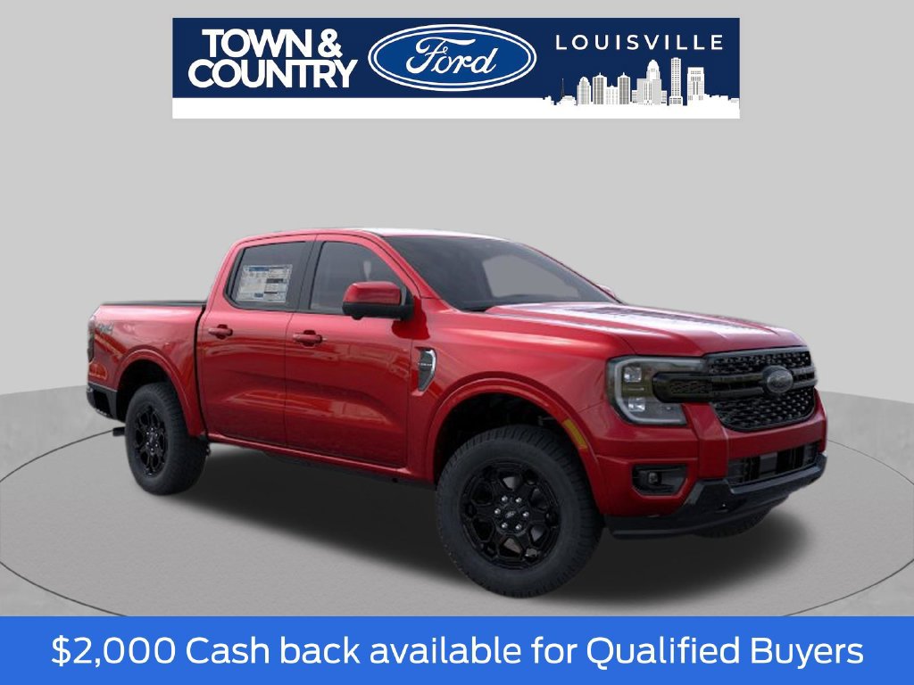 New 2026 Ford Ranger Lariat w/ Black Appearance Package AWD/4WD image 1