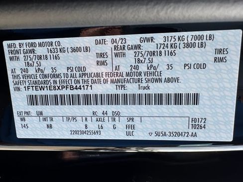 Certified 2023 Ford F150 Tremor w/ Equipment Group 402A High AWD/4WD image 32