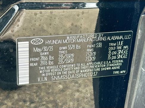 Used 2023 Hyundai Santa Fe Limited AWD/4WD image 34