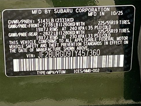 New 2026 Subaru Outback Limited XT image 35