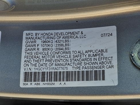 Used 2024 Honda Accord EX image 27