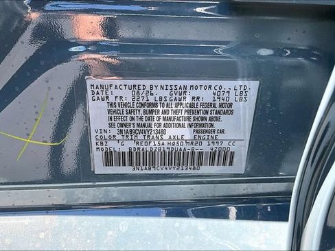 New 2027 Nissan Sentra SV w/ Floor Mat Package FWD image 13